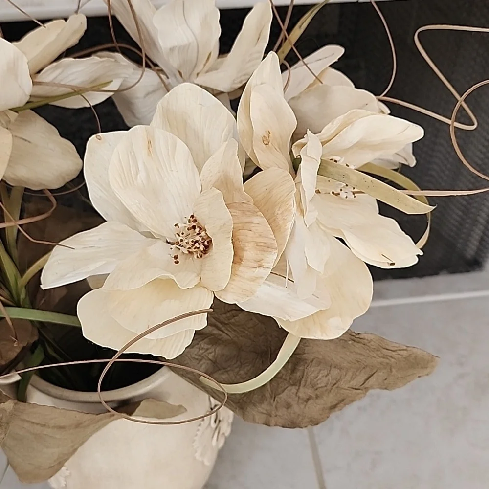 🤎 PIER 1 VASE & FLORALS 🤎